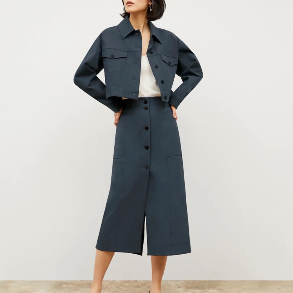MM. Lafleur - The Lane skirt - size 8 - navy
